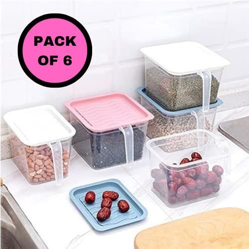 Unbreakable Kitchen Storage  Basket  (Pack of 6)