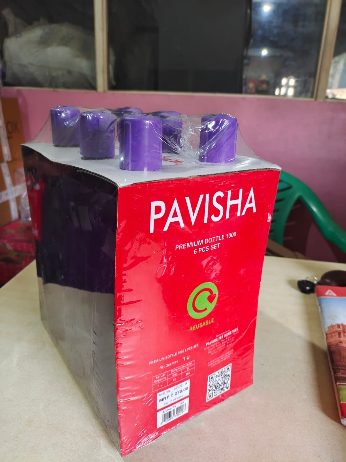PAVISHA Premium Water Bottles